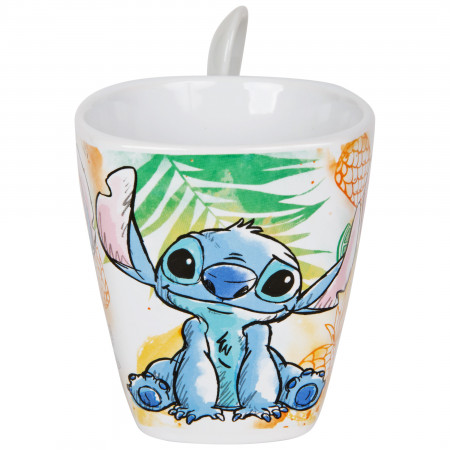 Disney Stitch Island Sun 9oz Ceramic Spoon Mug